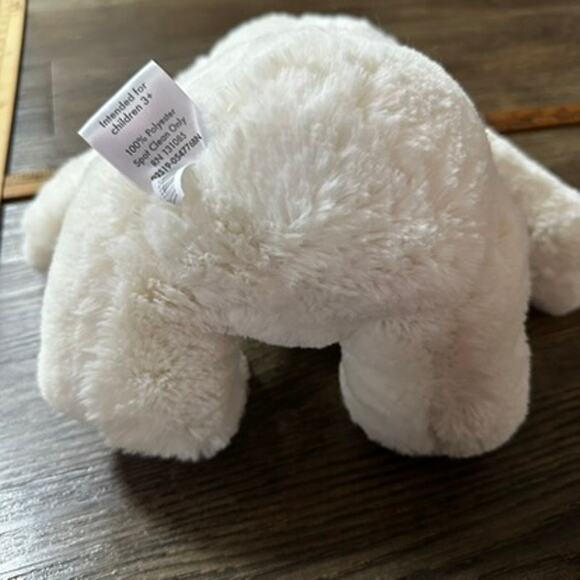 SILVER ONE Cream White Lamb Plush 12" Soft Cuddly Squishy - Picture 7 of 11